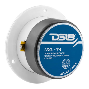 NXL-T1 NXL 3.8” Marine Water-Resistant Super Bullet Tweeter with 1” Aluminum Voice Coil | 120W RMS 4-Ohm