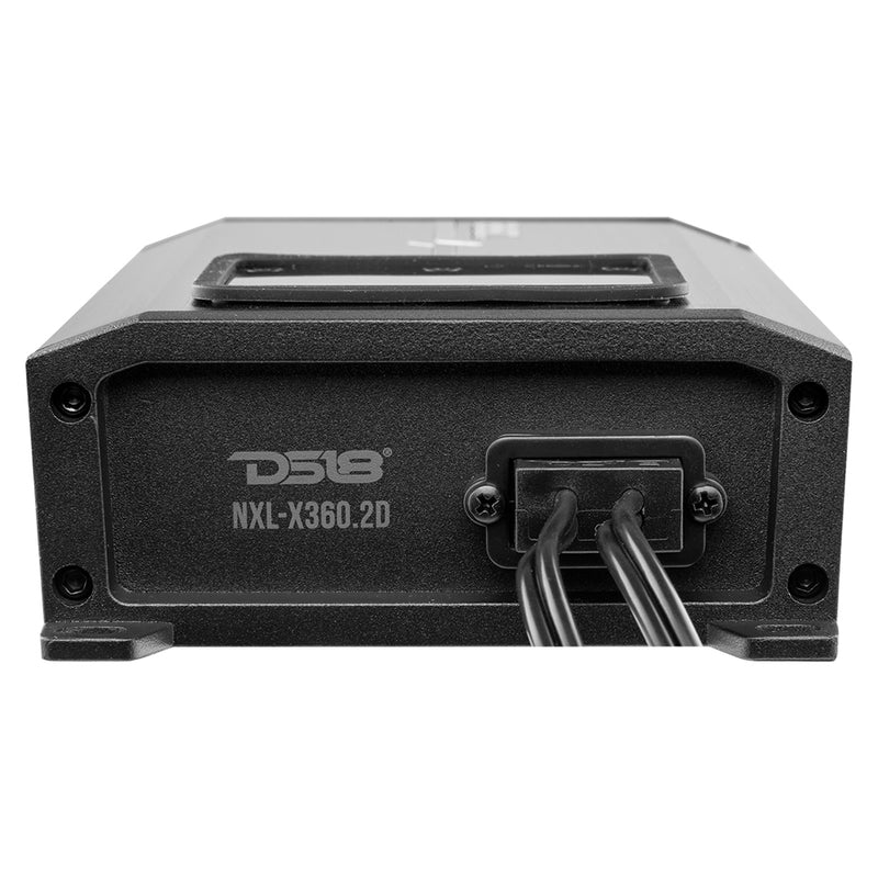 NXL-X360.2D NXL 2-Channel Full-Range Class D IP67 Marine and Powersports Amplifier 2 x 180 Watts Rms @ 4-Ohm