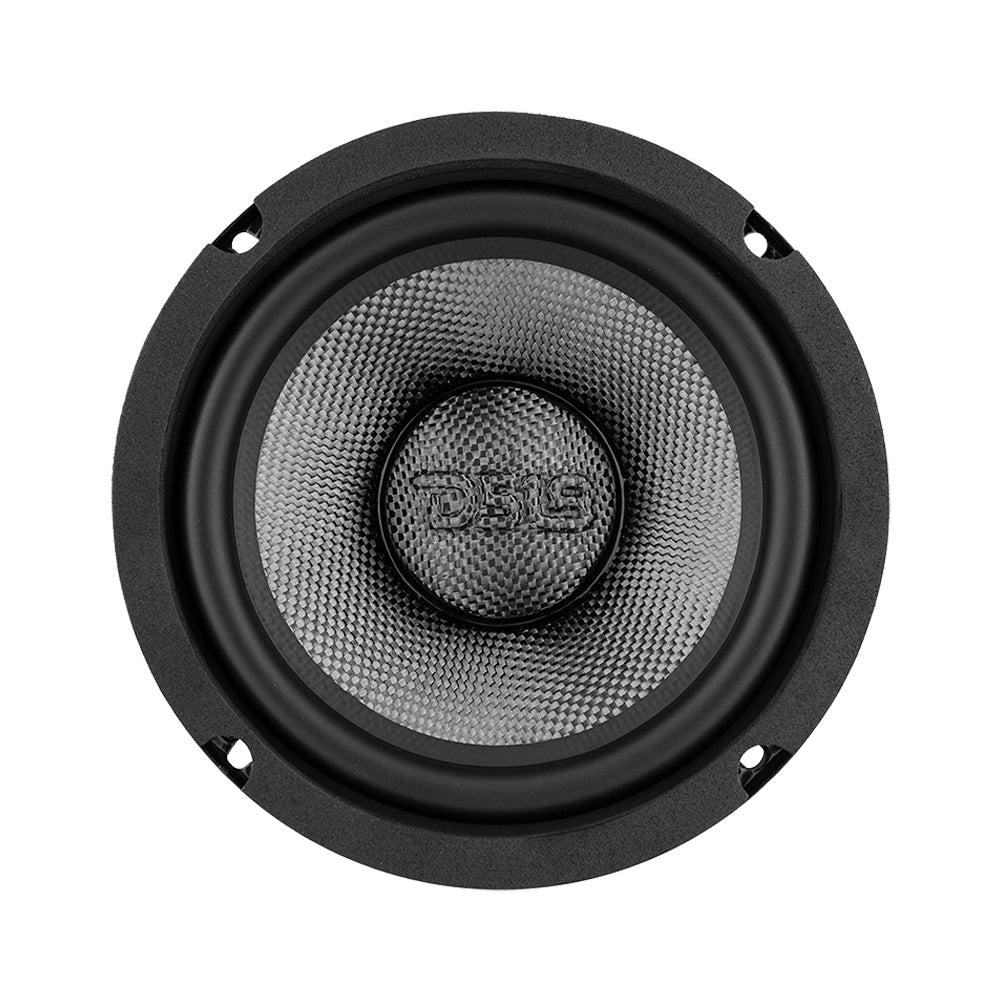 Altavoz de medios-graves con cono de fibra de carbono y neodimio PRO-CF6.2NR resistente al agua, 250 vatios RMS, 2 ohmios