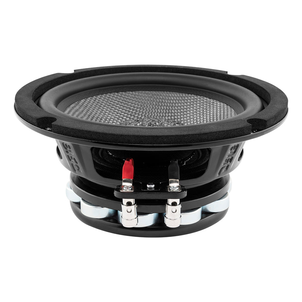 Altavoz de medios-graves con cono de fibra de carbono y neodimio PRO-CF6.2NR resistente al agua, 250 vatios RMS, 2 ohmios