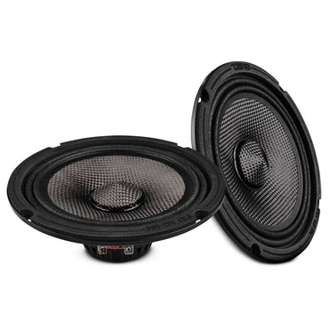 PRO-CF6.4SLN 6.5” Slim Motorcycle & Motorsports Loudspeaker With Neodymium Magnet and Water Resistant Carbon Fiber Cone | 4-Ohm 150W RMS