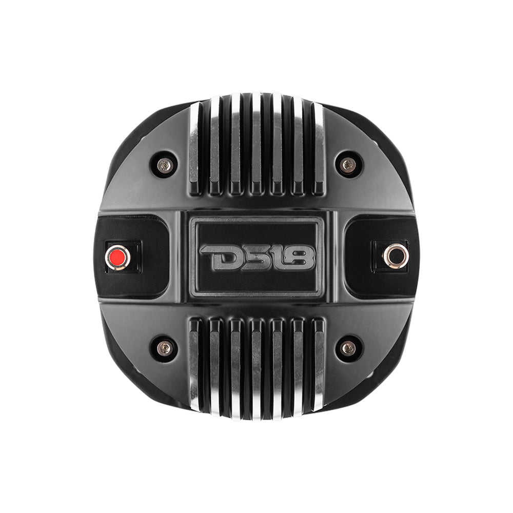 PRO-DKN1XS Throat Bolt On Neodymium Driver with Spacer, 2" Throat Titanium Voice Coil 640 Watts and PRO-HA52/BK Horn 680 Watts 118dB 8-Ohm Mounting Depth 5.22" Throat