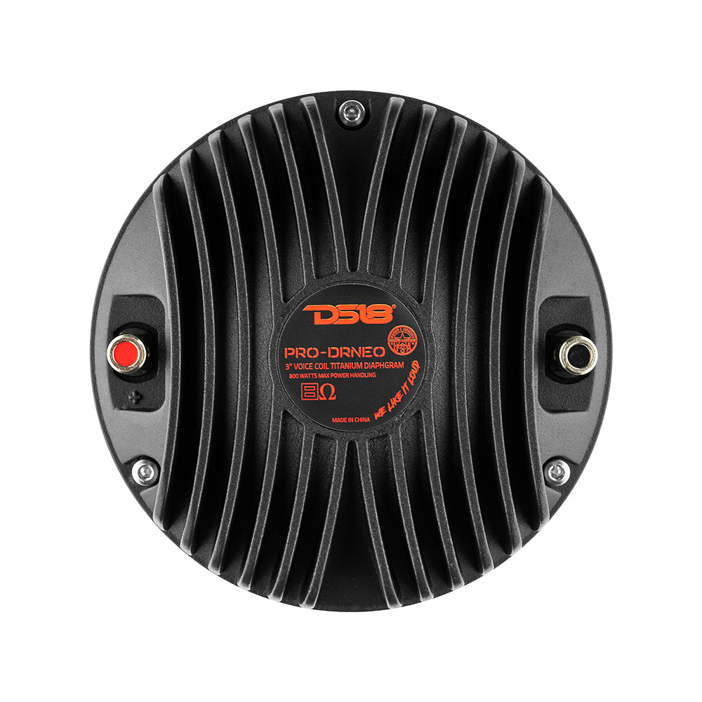 PRO-DRNEO Throat Bolt on Neodymium Driver 450 Watts 3" Titanium Vc 8-Ohm