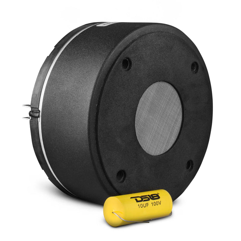 PRO-DRNMS 2" Throat Bolt-On Mid-Range Compression Driver 8-Ohm with 3.5" Polyester Voice Coil and Neodymium Magnet