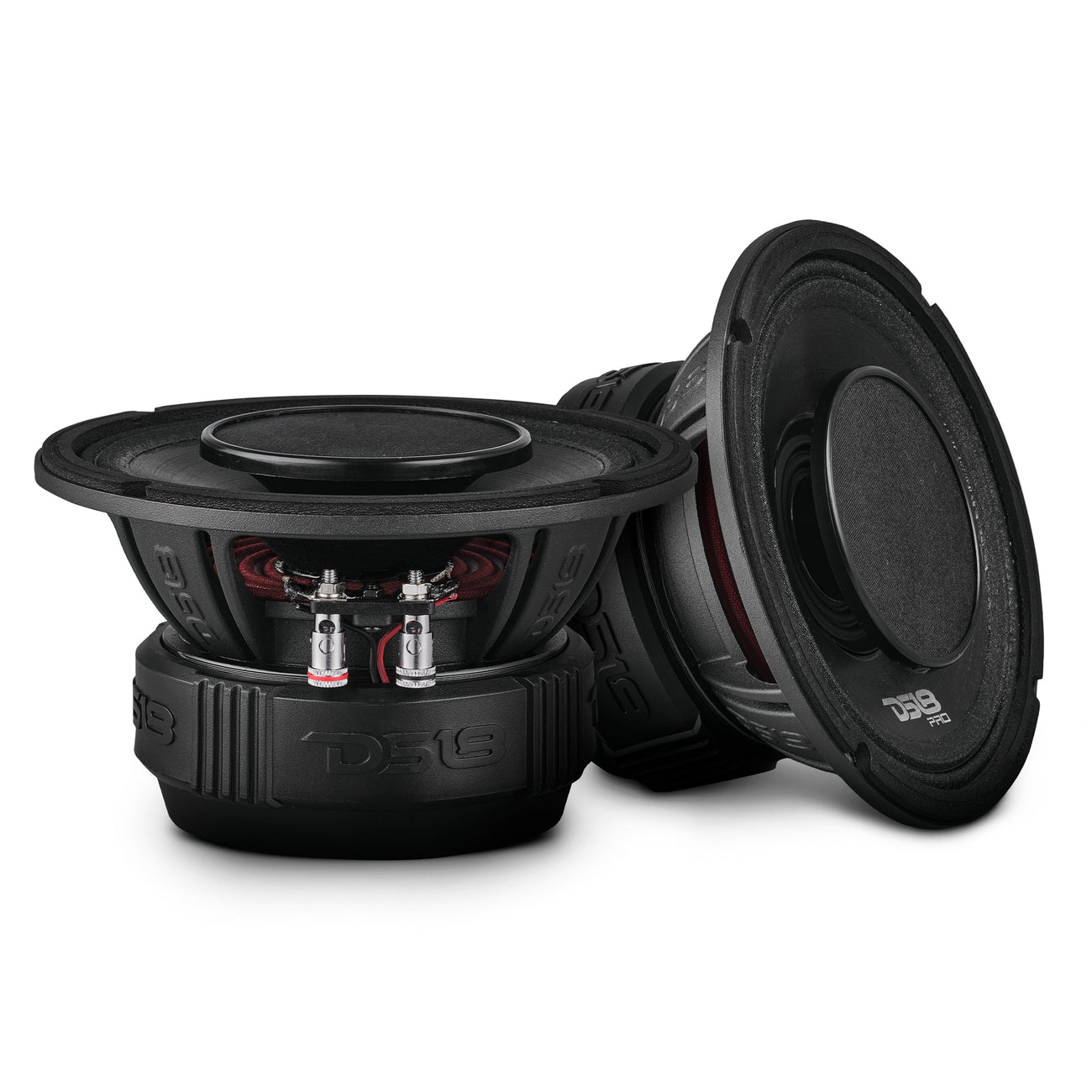 Altavoz coaxial híbrido de rango medio PRO-HY6.4B resistente al agua con cono y controlador incorporado, 225 vatios RMS, 4 ohmios