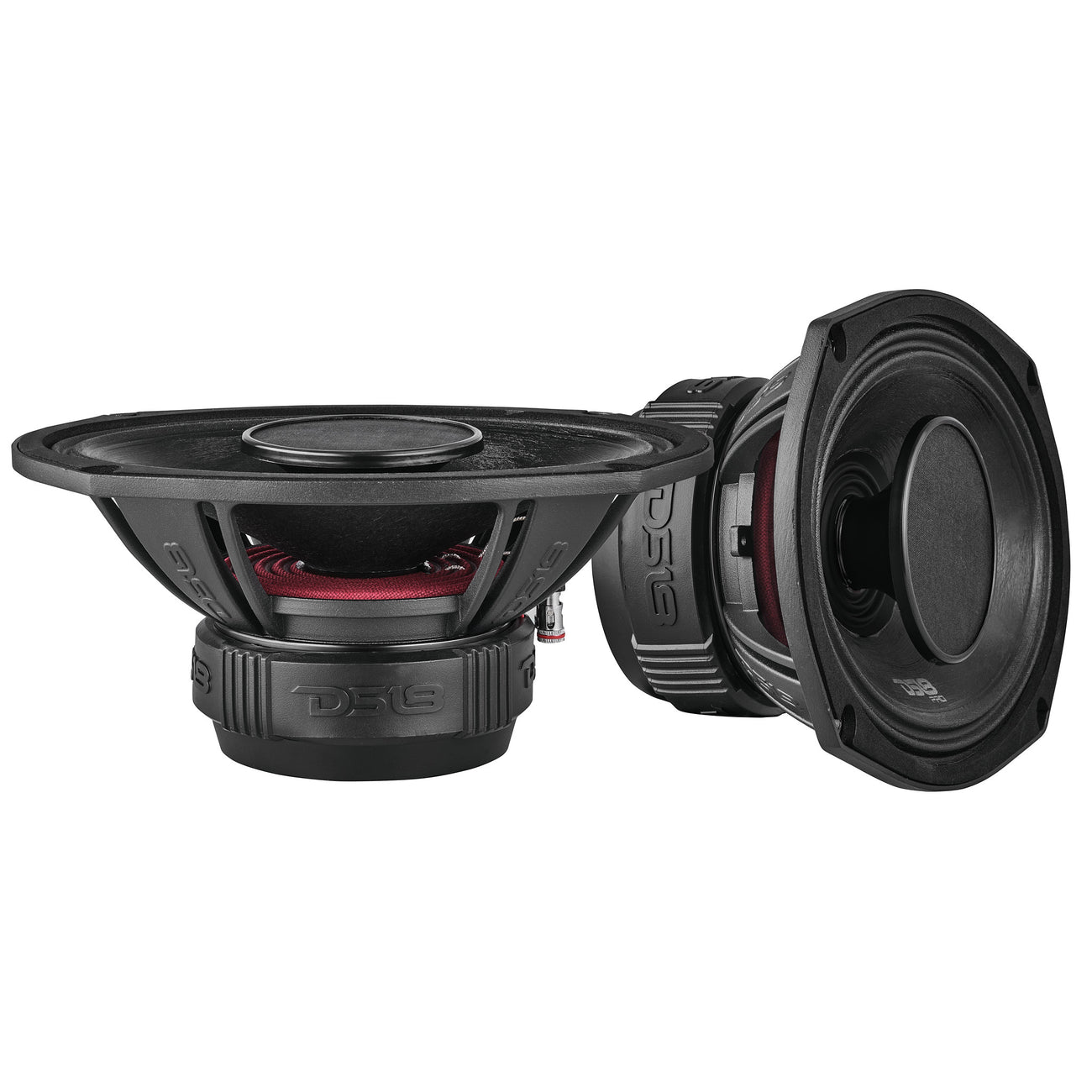 Altavoz híbrido de rango medio resistente al agua PRO-HY69.4B con controlador incorporado, 250 vatios RMS, 4 ohmios