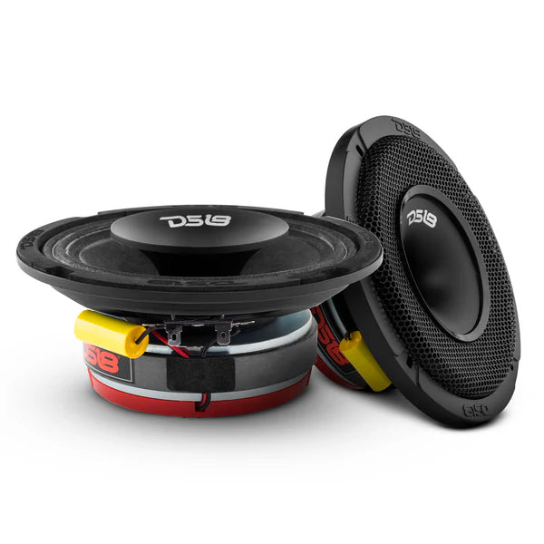 PRO-HY6MSL DS18 PRO 6.5 Altavoz coaxial híbrido de rango medio de poca profundidad con controlador integrado