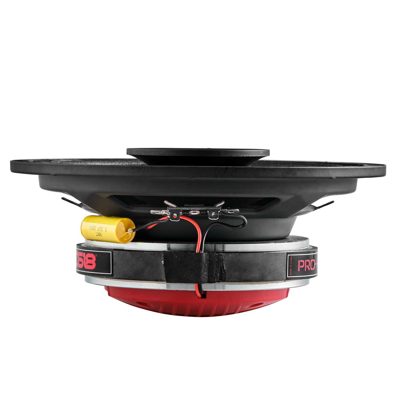 Altavoz híbrido coaxial de rango medio de poca profundidad PRO-HY8.4MSL con controlador integrado, 200 vatios RMS, 4 ohmios, rejilla incluida