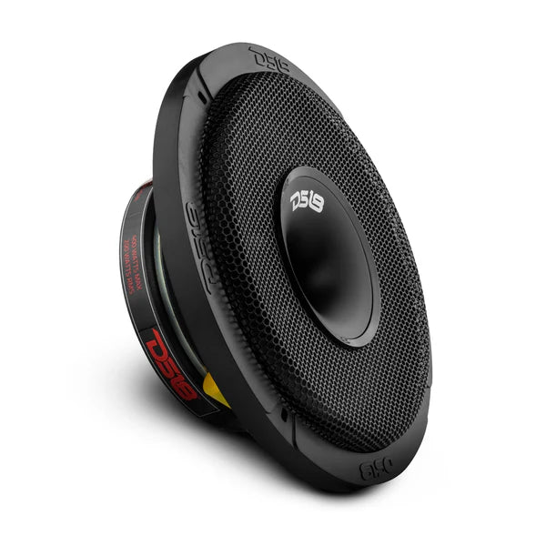 PRO-HY8MSL DS18 PRO 8 Alto-falante híbrido coaxial de médio alcance raso com driver integrado