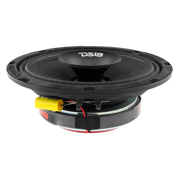 PRO-HY8MSL DS18 PRO 8 Alto-falante híbrido coaxial de médio alcance raso com driver integrado
