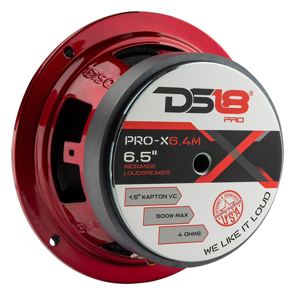 PRO-X6.4M Mid-Range Loudspeaker 250 Watts Rms 4-Ohm