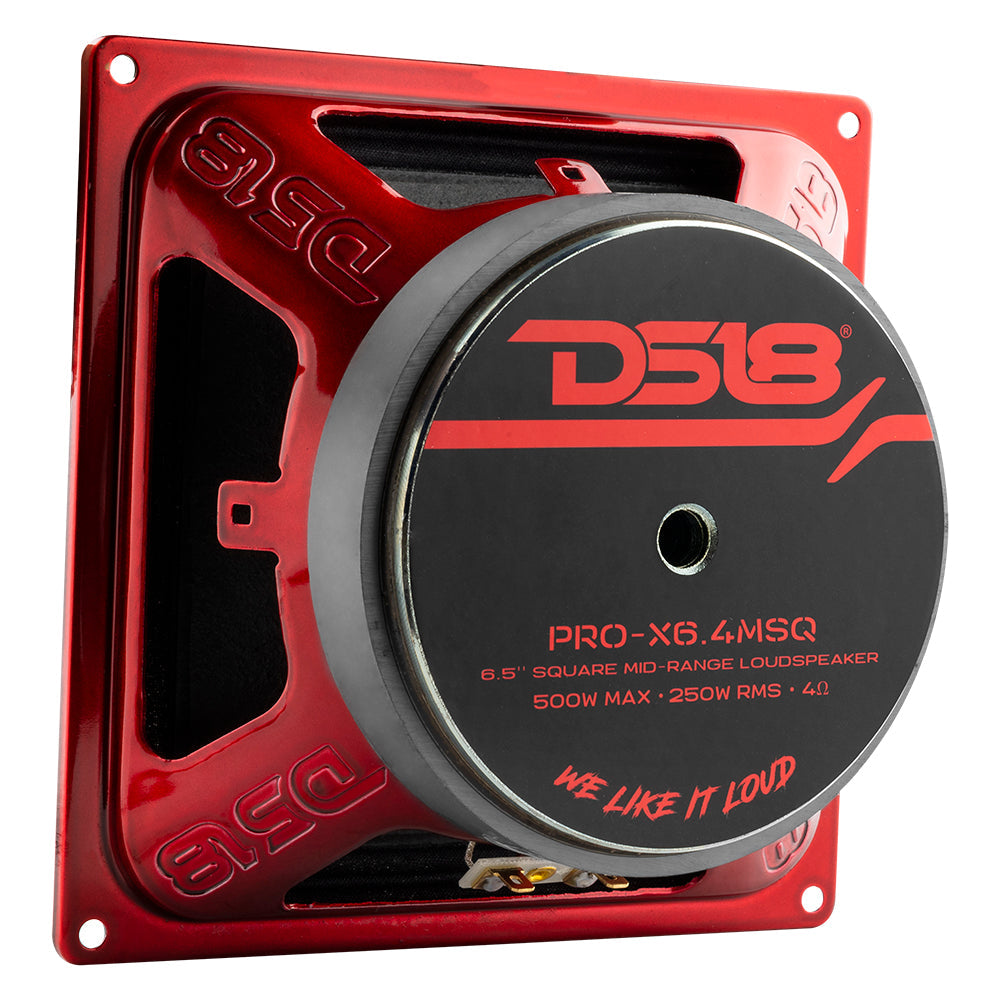 Altavoz de rango medio PRO-X6.4MSQ de 450 vatios y 4 ohmios