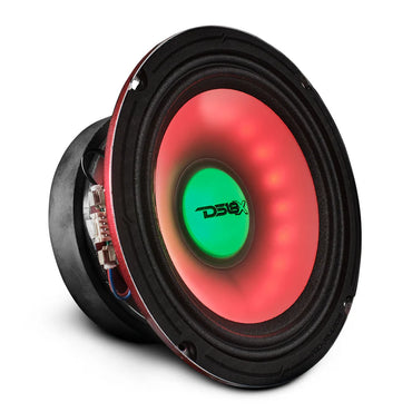 PRO-X6.4RGB 6.5" Mid-Range Loudspeaker with Dual RGB LED For Cone & Dust Cap 250 Watts 4-Ohm