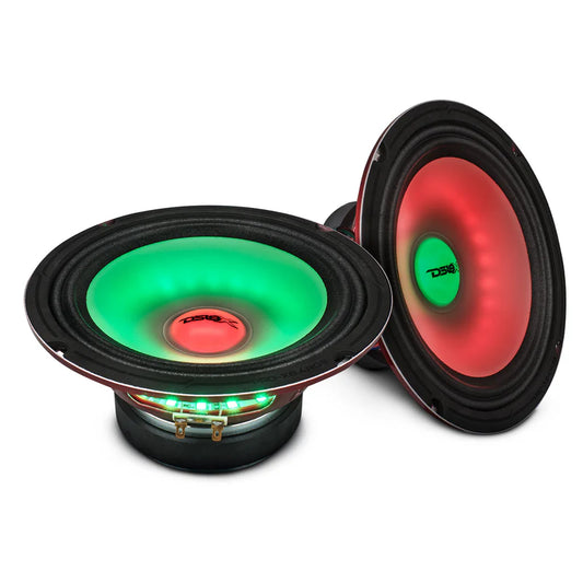 PRO-X8.4RGB 8" Mid-Range Loudspeaker with Dual RGB LED For Cone & Dust Cap 275 Watts 4-Ohm
