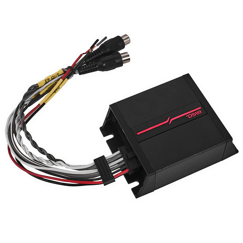 QHL4 4-Channel Lossless Audio Line Output Converter with Auto Turn-On And Speaker Emulator