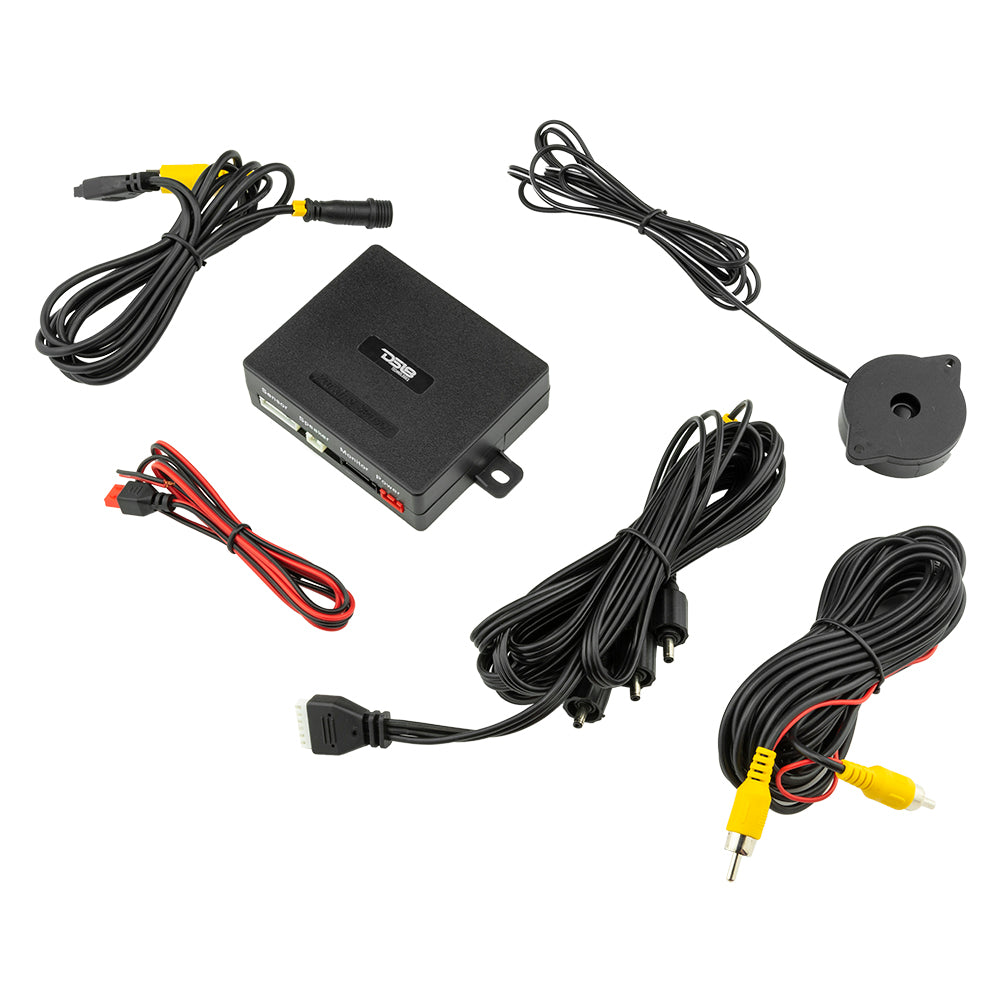 RCS2IN1LP-S Waterproof Reverse Camera and Backup Buzzer for License Plate