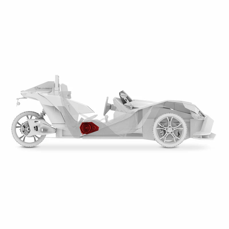 SLG-SP6LD Polaris Slingshot Side Panel Enclosure Loaded | 2 x PRO-SM6, 2 x ZXI-T1 & 2 x PRO-GRILL6-MS/BK | 2015 - 2019