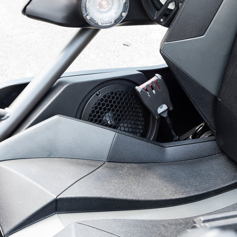 SLG-SP6LD Polaris Slingshot Side Panel Enclosure Loaded | 2 x PRO-SM6, 2 x ZXI-T1 & 2 x PRO-GRILL6-MS/BK | 2015 - 2019