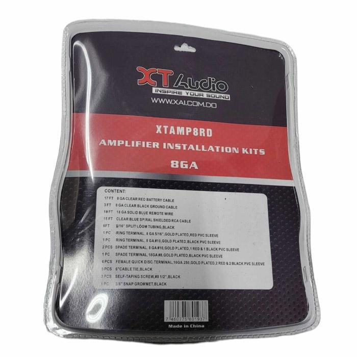 Kits de instalación de amplificadores XTAUDIO XTAMP8RD 8GA