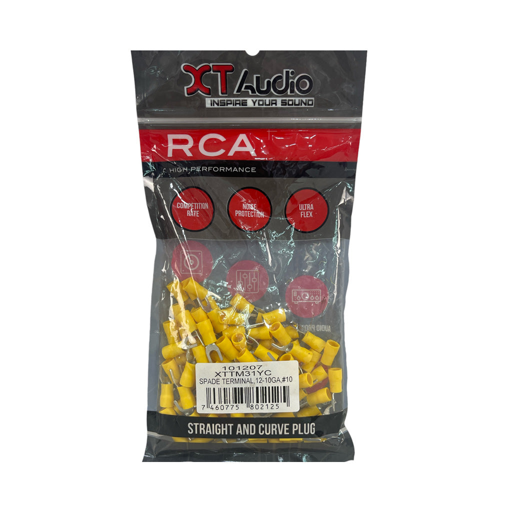 XTTM31YC XT SPACE TERMINAL 12-1OGA YELLOW 100PCS/BAG