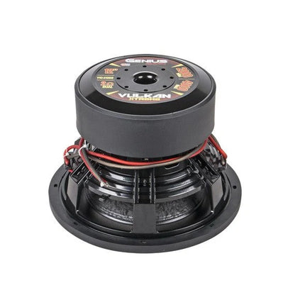 V10-X12D2 VULKAN SERIES SUBWOOFER 12" 4000 WMAX / 2000 WRMS DOUBLE COIL 2 OHM VOICE COIL FLAT ALUMINUM WIRE