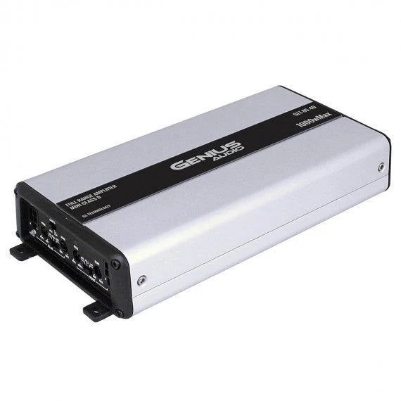 GLT-85.4D MINI COMPACT DIGITAL 4-CHANNEL AMPLIFIER GLT SERIES 1000 WMAX / 85 WRMS X 4 CH STABLE 2 OHM STEREO