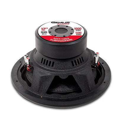 NX7-12D2 NX7-12D2 12-INCH SUBWOOFER 1000 WMAX / 500 WRMS DUAL 2 OHM COIL