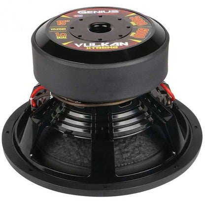 V11-X15D1 VULKAN SERIES SUBWOOFER 15" 6000 WMAX / 3000 WRMS DOUBLE COIL 1 OHM VOICE COIL FLAT ALUMINUM WIRE