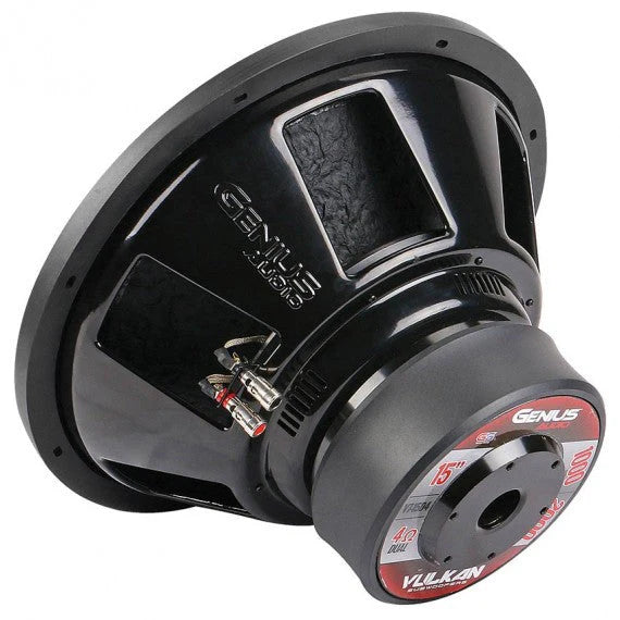 V7-15D4 VULKAN SERIES SUBWOOFER 15" 2000 WMAX / 1000 WRMS DOUBLE 4 OHM VOICE COIL ROUND COPPER WIRE