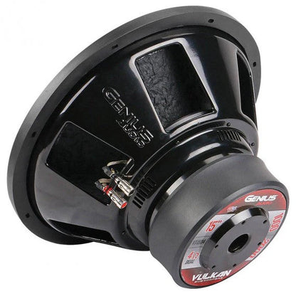 V7-15D4 VULKAN SERIES SUBWOOFER 15" 2000 WMAX / 1000 WRMS DOUBLE 4 OHM VOICE COIL ROUND COPPER WIRE