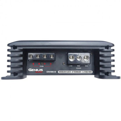 GTM-1000.1D COMPACT DIGITAL AMPLIFIER 1 CHANNEL GTM SERIES 2000 WMAX / 1000 WRMS X 1 CH STABLE 1 OHM MONO