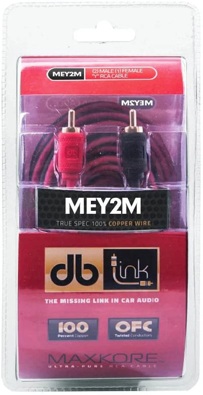 MEY2M DB LINK MAXKORE 100% COPPER 1F TO 2M RCA