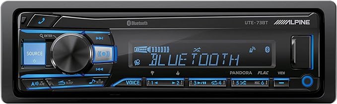 UTE-73BT ALPINE DIGITAL MEDIA RECEIVER SINGLE DIM