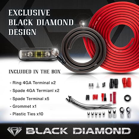 DIA-AK4 Black Diamond 4-GA Installation Kit