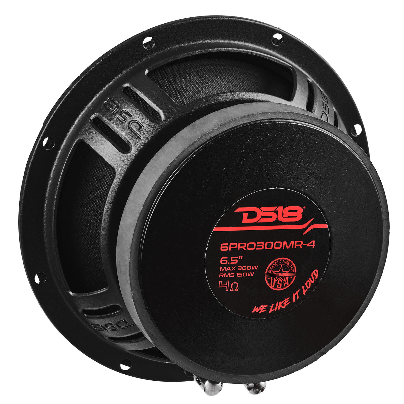 6PRO300MR-4 High Sensitivity Professional Mid-Range Loudspeaker 150 Watts Rms 4-Ohm