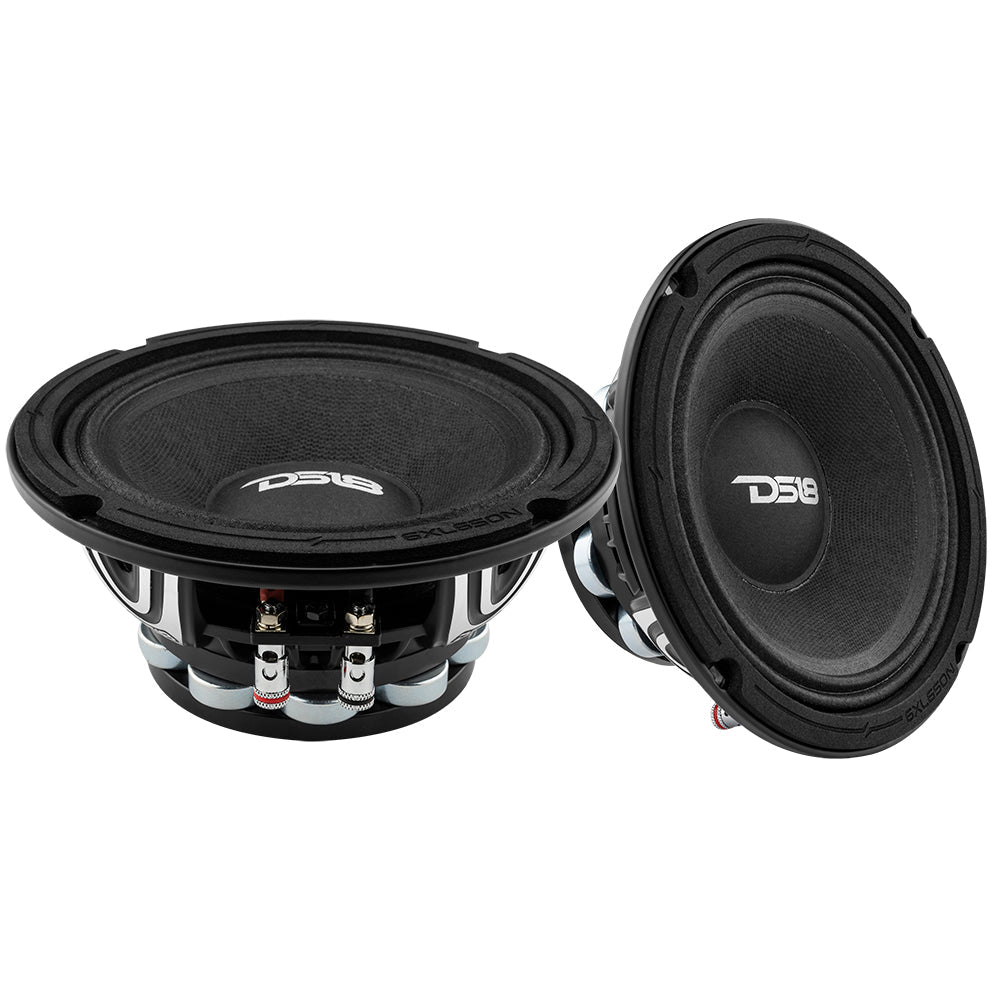 6XL650N-4 Altavoz de rango medio con anillos de neodimio de 6,5", 650 vatios y 4 ohmios 