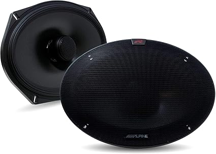 R-S69-2R ALPINE R-SERIES 6X9 100W RMS (300W PEAK POWER HANDLING) 2-WAY CAR SPEAKERS