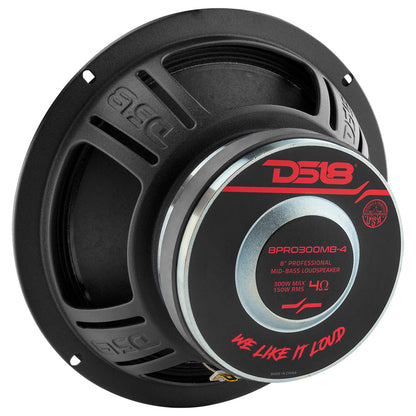 8PRO300MB-4 Mid-Bass Loudspeaker 150 Watts Rms 4-Ohm