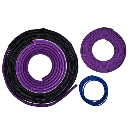 AKIT4.PU 4-GA Amplifier Installation Kit -Purple