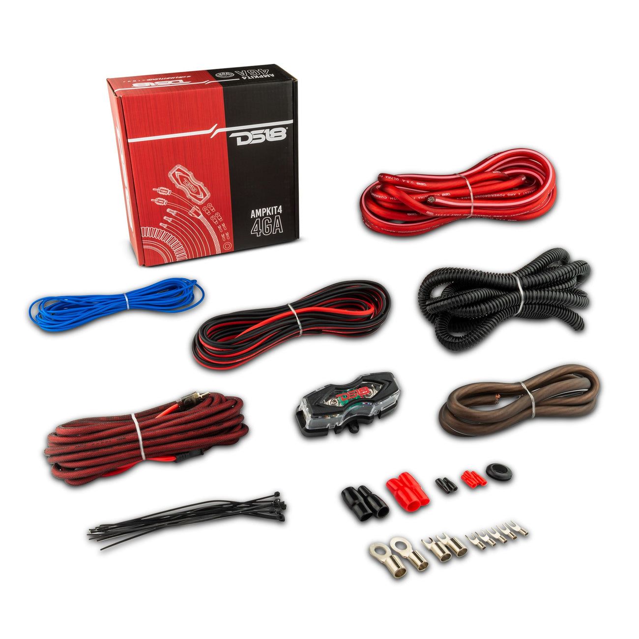 AMPKIT4 Amplifier Installation Kit -Red