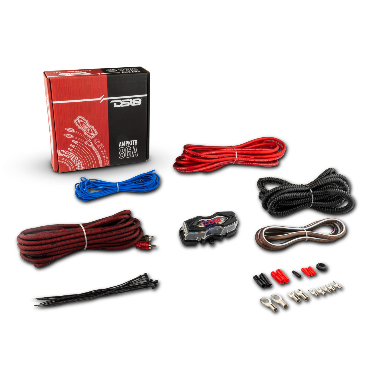 AMPKIT8 Amplifier Installation Kit -Red