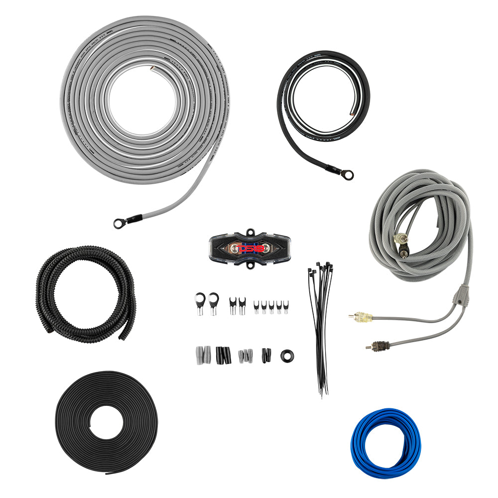 AMPKIT8/SLV 8-GA Amplifier Installation Kit -Silver