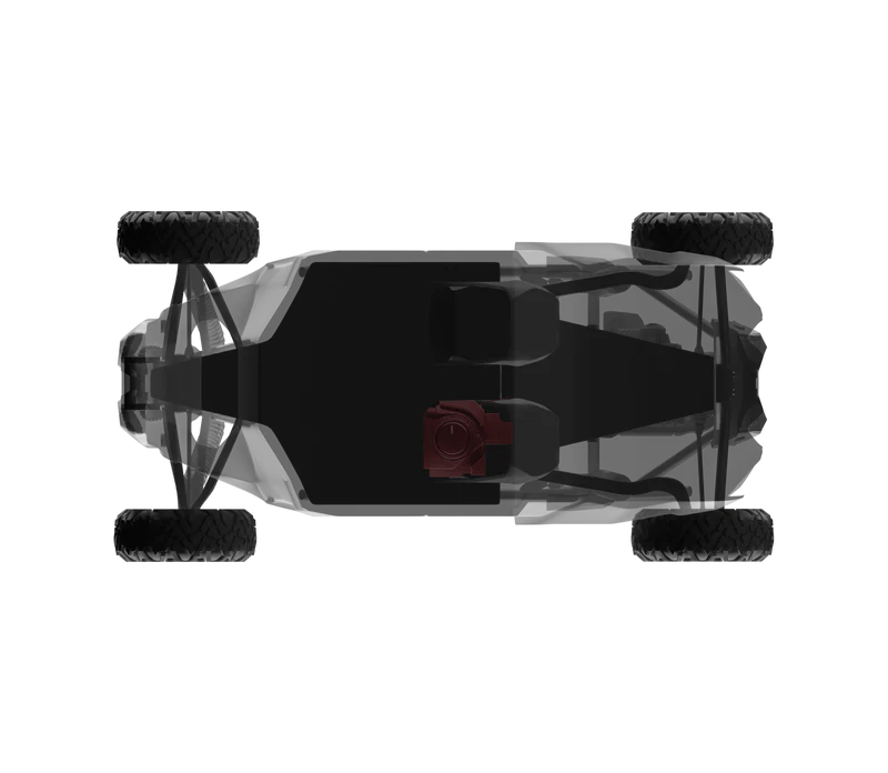 CA-X3BASS/D Can-Am Maverick X3 12" Under Seat Subwoofer Enclosure Driver Side - PSW12.4D Shallow Water Resistant Subwoofer Included