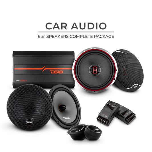 CARPK-1 Sound Quality 6.5 Package With High Powered Amp