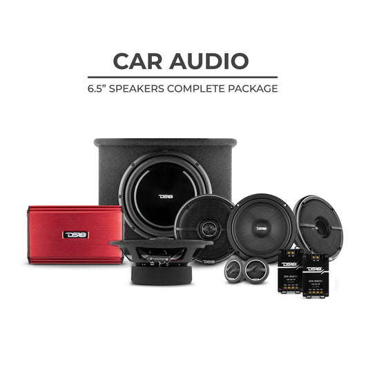 CARPK-2 6.5 Package with powered 12 inch subwoofer