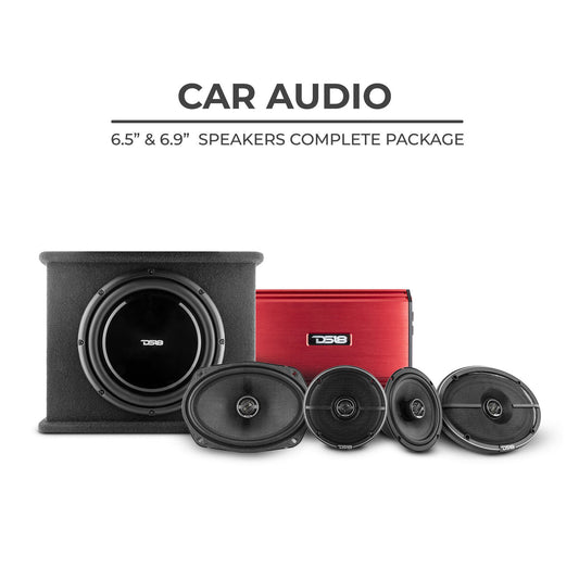 CARPK-4 Package with powered 10 inch subwoofer