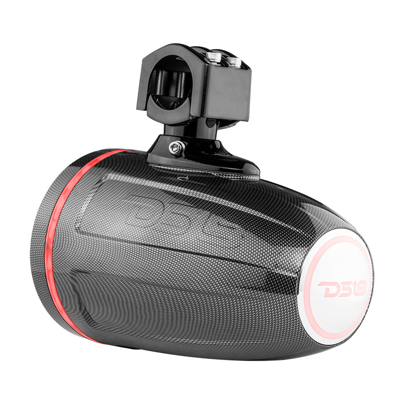 CF-X8TP NXL 8" Marine and Powersports Towers LED RGB Lights 125 Watts Rms - Black Carbon Fiber