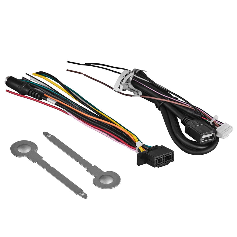 DDX10.5ML 10.5" Floating Adjustable Modular Touchscreen Mechless Single-DIN Head Unit with Bluetooth, Mirror Link and USB
