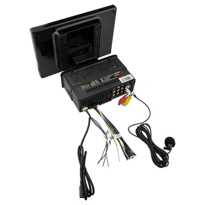 DDX10.5ML 10.5" Floating Adjustable Modular Touchscreen Mechless Single-DIN Head Unit with Bluetooth, Mirror Link and USB
