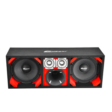 KTPON-210RED / DOUBLE 10’’ RED-BLACK DRIVER + 2TWEETER